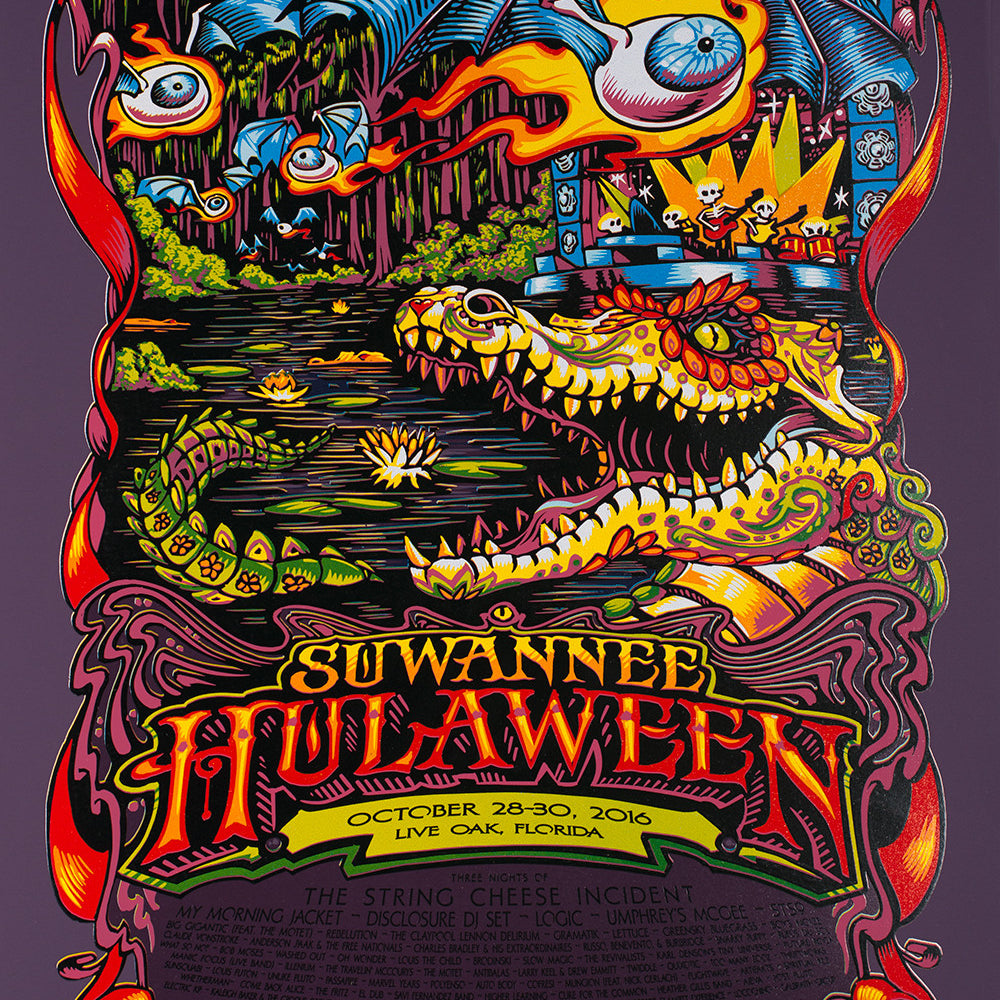 AJ Masthay "Suwannee Hulaween" Purple Pike