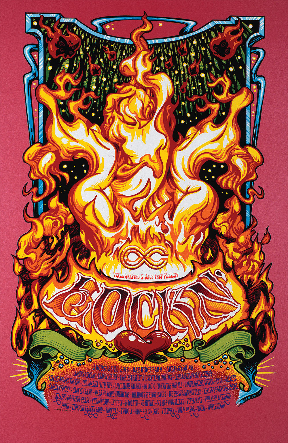 Lockn Fest Sticker AJ Masthay