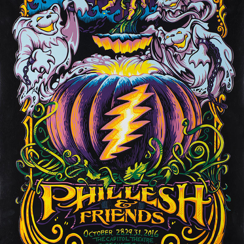 AJ Masthay "PHIL-O-WEEN" Black Mirror Foil