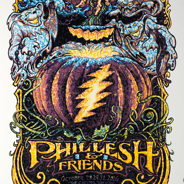 AJ Masthay "PHIL-O-WEEN" Watercolor
