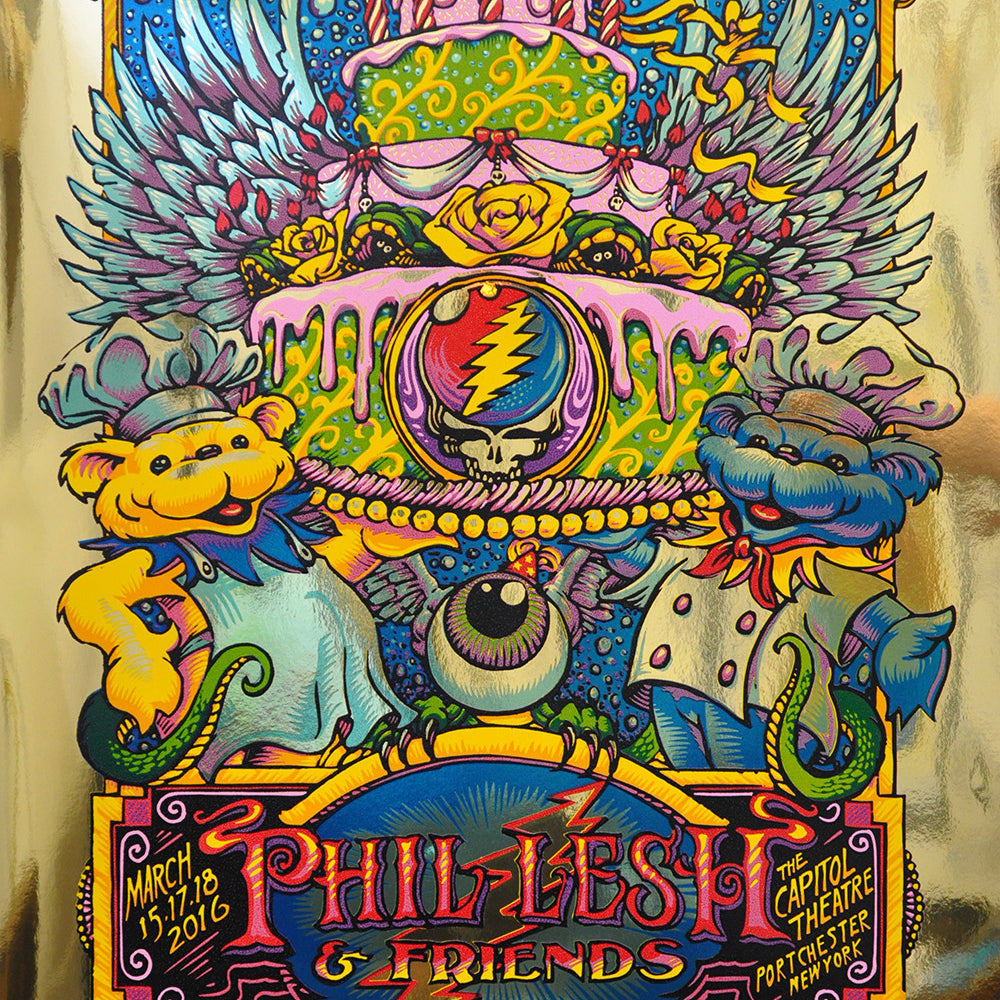 AJ Masthay "Phil Lesh & Friends - Capitol Theatre" Gold Foil