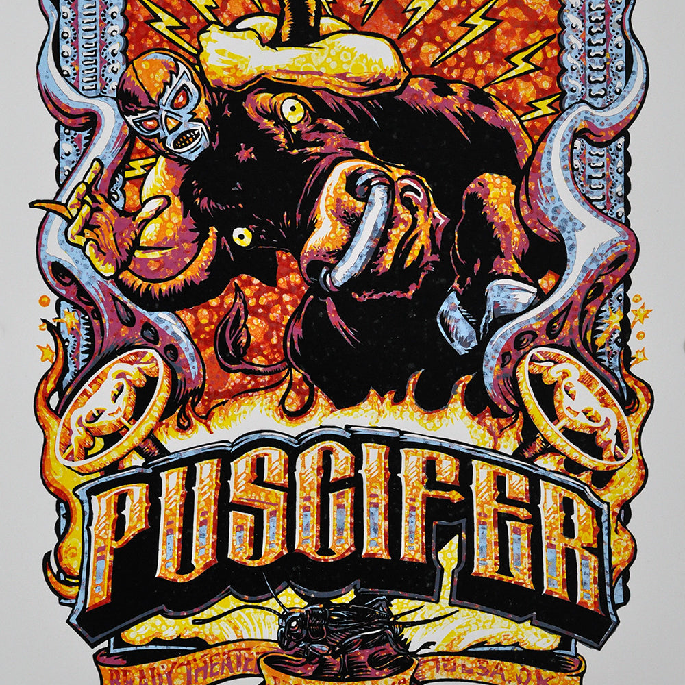 AJ Masthay "Puscifer - Tulsa, OK" Watercolor