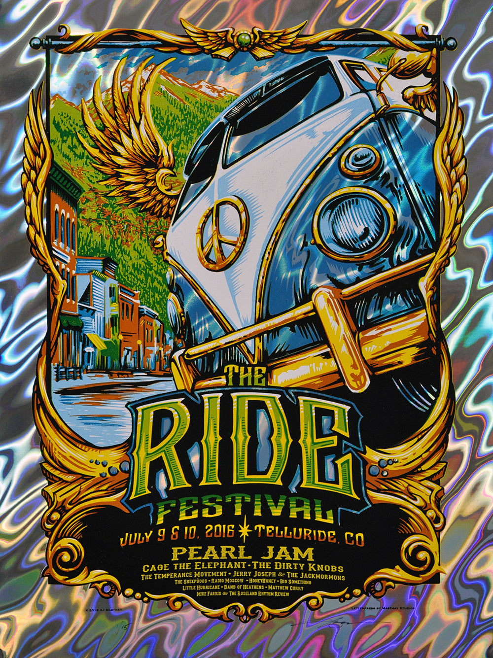 AJ Masthay "The Ride Festival" Lava Foil