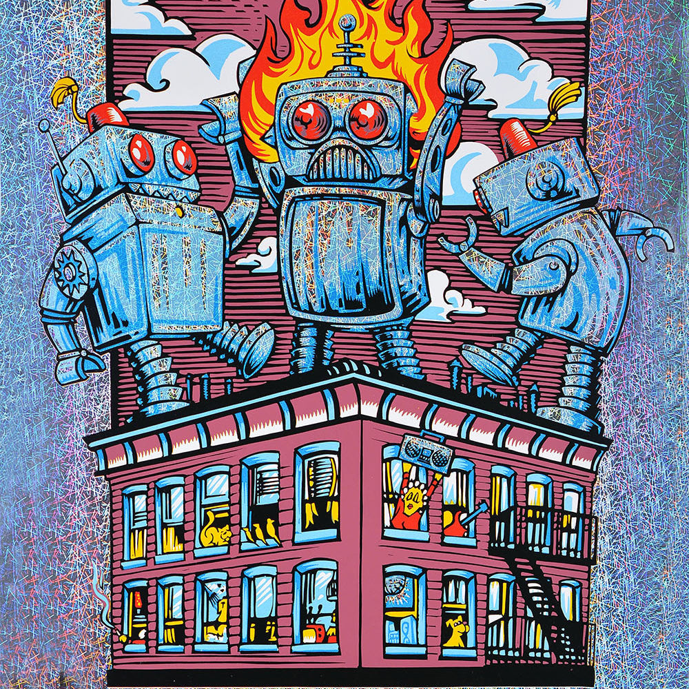 AJ Masthay "Rooftop Getdown" Sparks Holo Foil