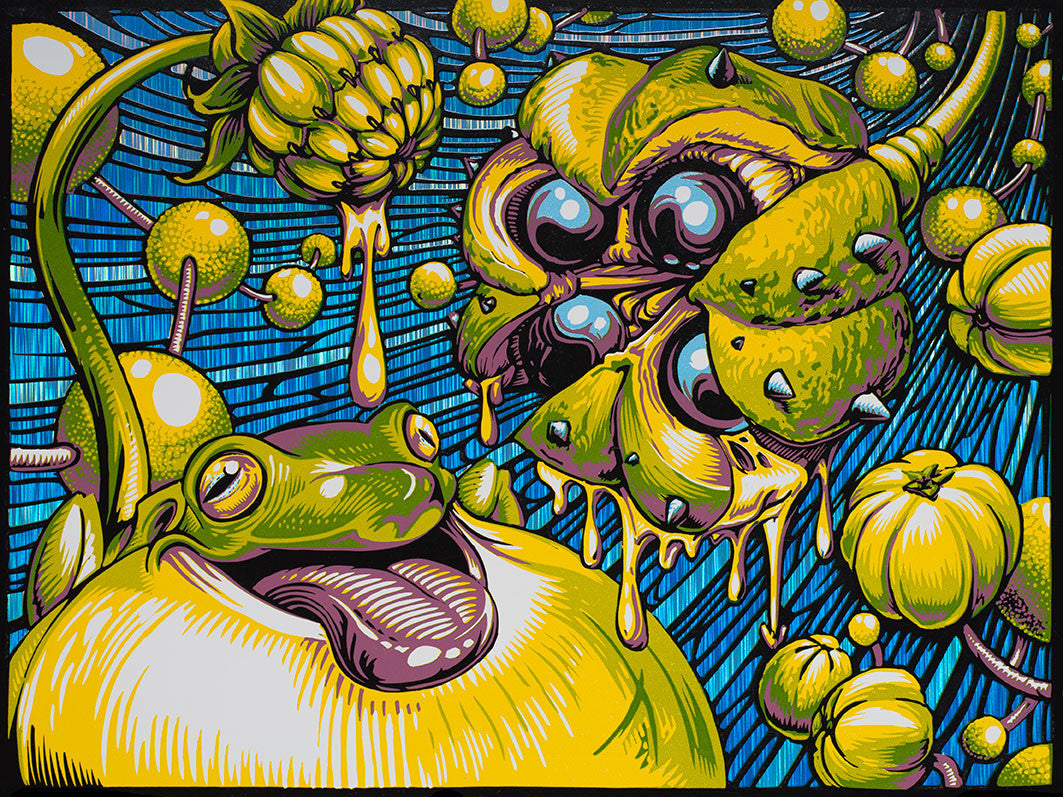 AJ Masthay "Stranger Fruits" Rain Foil