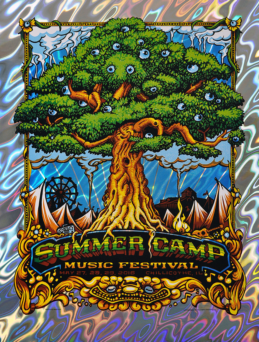 AJ Masthay "Summer Camp Music Festival" Lava Foil