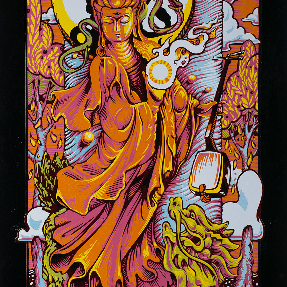 AJ Masthay "Widespread Panic - Minneapolis" Black Foil