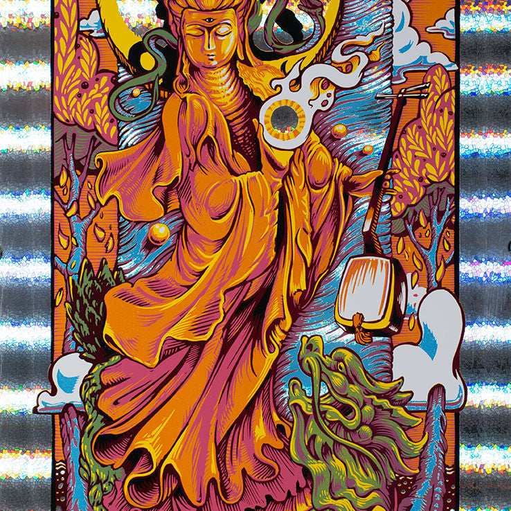 AJ Masthay "Widespread Panic - Minneapolis" Stained Glass Foil
