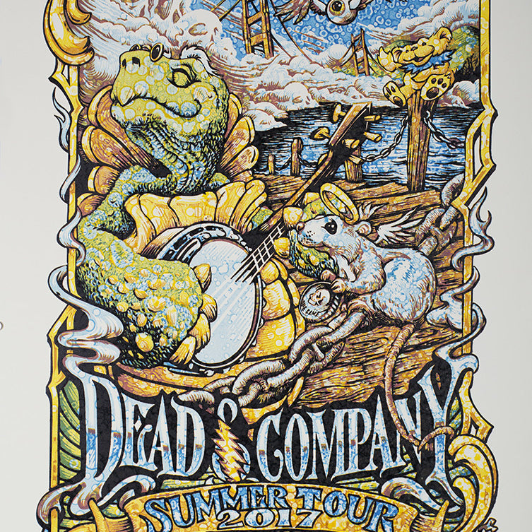 AJ Masthay "Dead & Co. - Wharf Rat" VIP - Watercolor