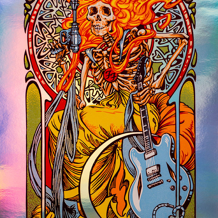 AJ Masthay "Foo Fighters CalJam" Rainbow Foil