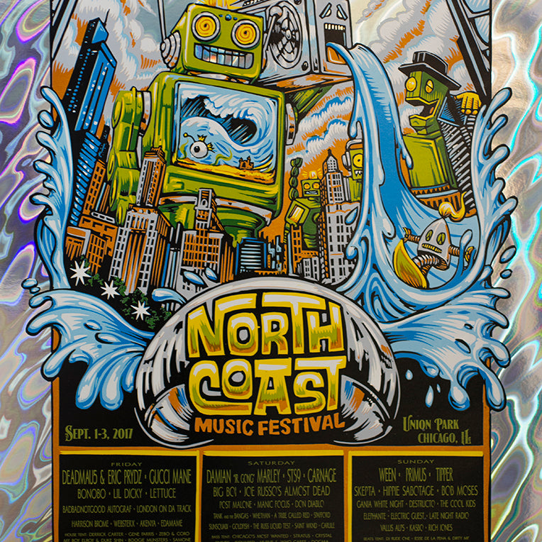 AJ Masthay "North Coast Festival" Lava Foil