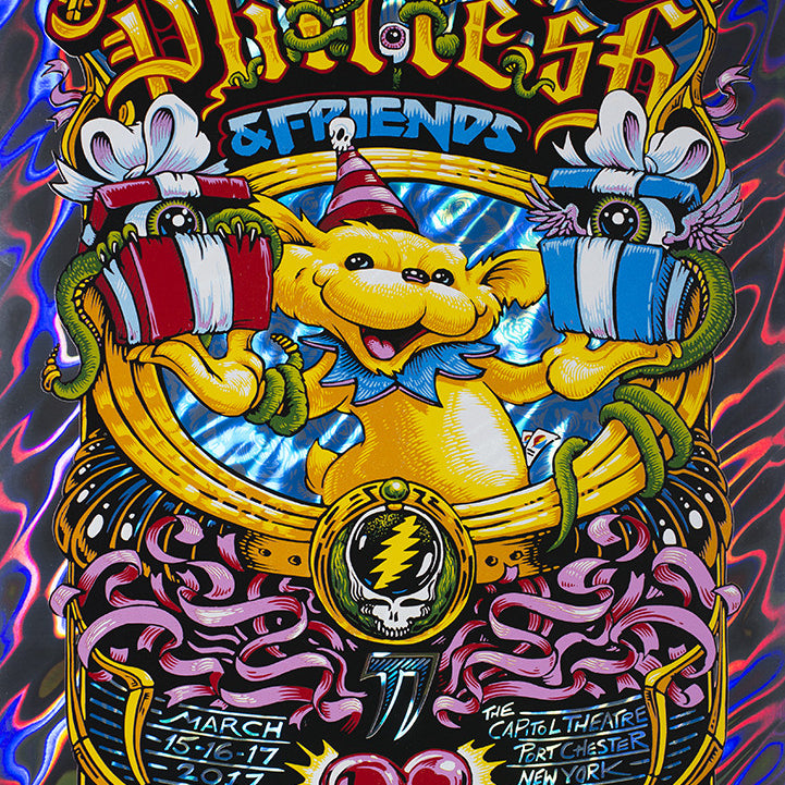 AJ Masthay "Phil Lesh 77th Birthday Run" Lava Foil
