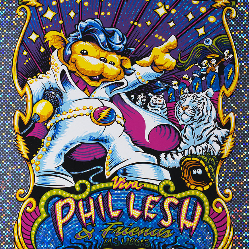 AJ Masthay "Phil Lesh - Las Vegas" Big Dots Foil