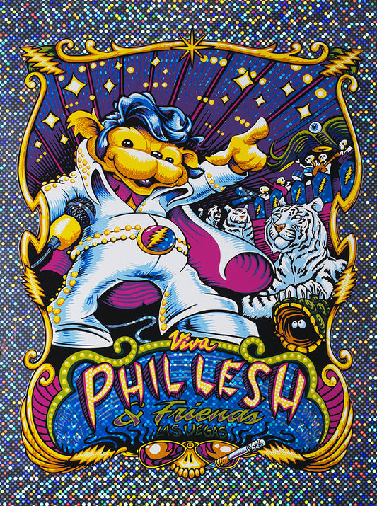 AJ Masthay "Phil Lesh - Las Vegas" Big Dots Foil