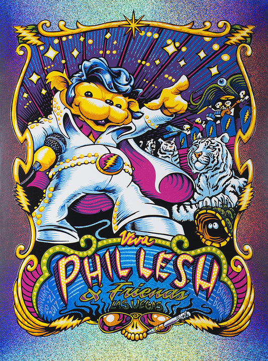 AJ Masthay "Phil Lesh - Las Vegas" Sparkle Foil