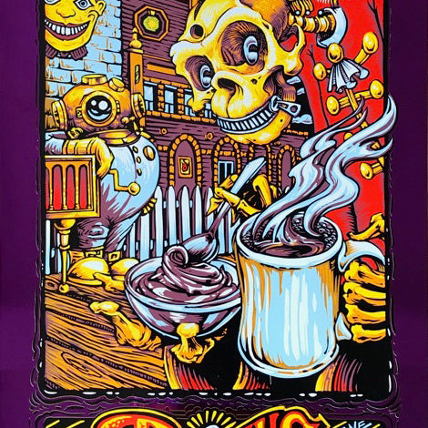 AJ Masthay "Primus - Asbury Park" Purple Mirror Foil