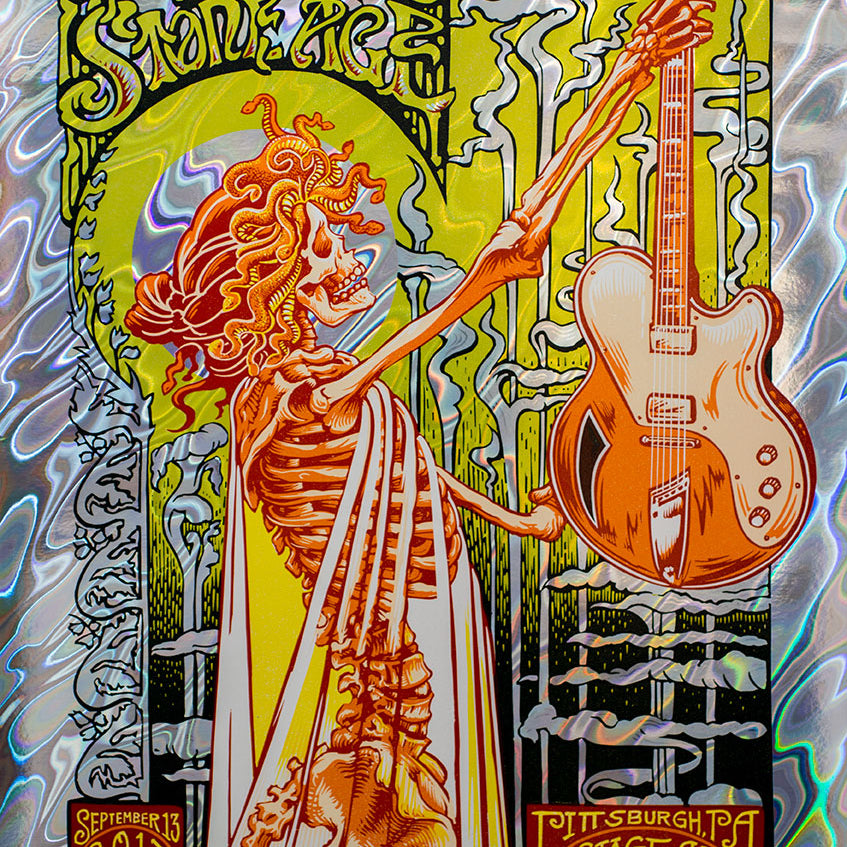 AJ Masthay "Queens of the Stone Age - Pittsburgh" Lava Foil