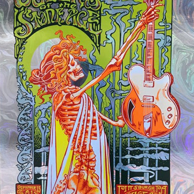 AJ Masthay "Queens of the Stone Age - Pittsburgh" Oil Slick Foil