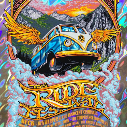 AJ Masthay "The Ride Festival (Beck)" Lava Foil
