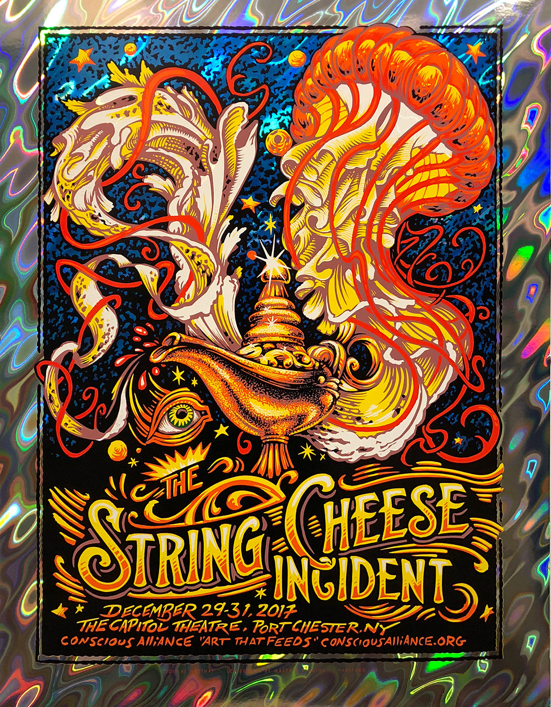 AJ Masthay "The String Cheese Incident - Capitol Theatre" Lava Foil