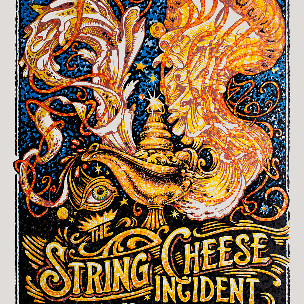 AJ Masthay "The String Cheese Incident - Capitol Theatre" Watercolor
