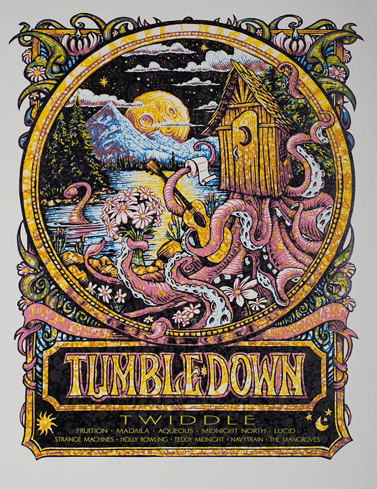 AJ Masthay "Twiddle - Tumbledown" Watercolor