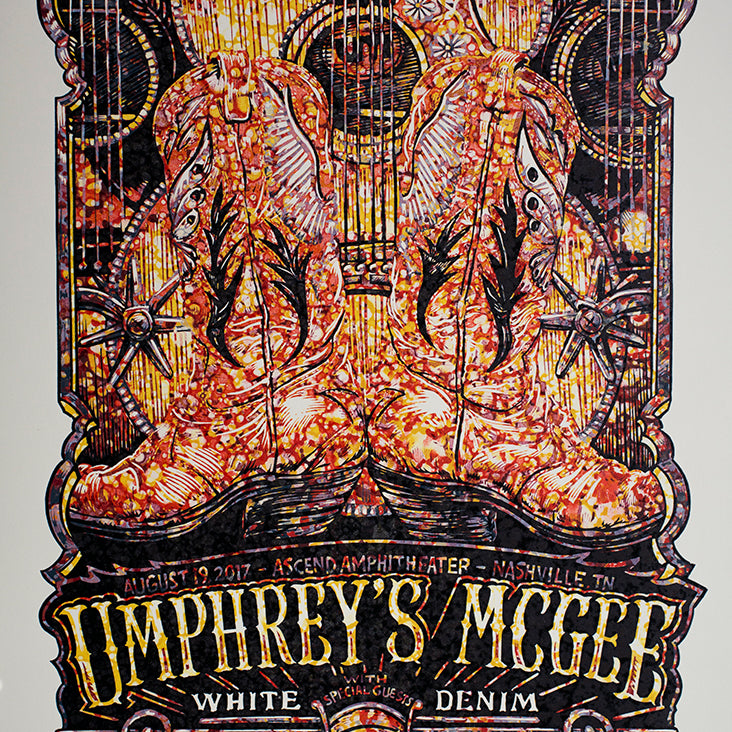 AJ Masthay "Umphrey's McGee - Nashville" Watercolor