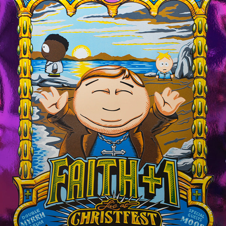 AJ Masthay "Faith +1" Purple Mirror Variant