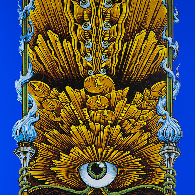 AJ Masthay "The Torchbearer" Curious Cosmic Blue Planet