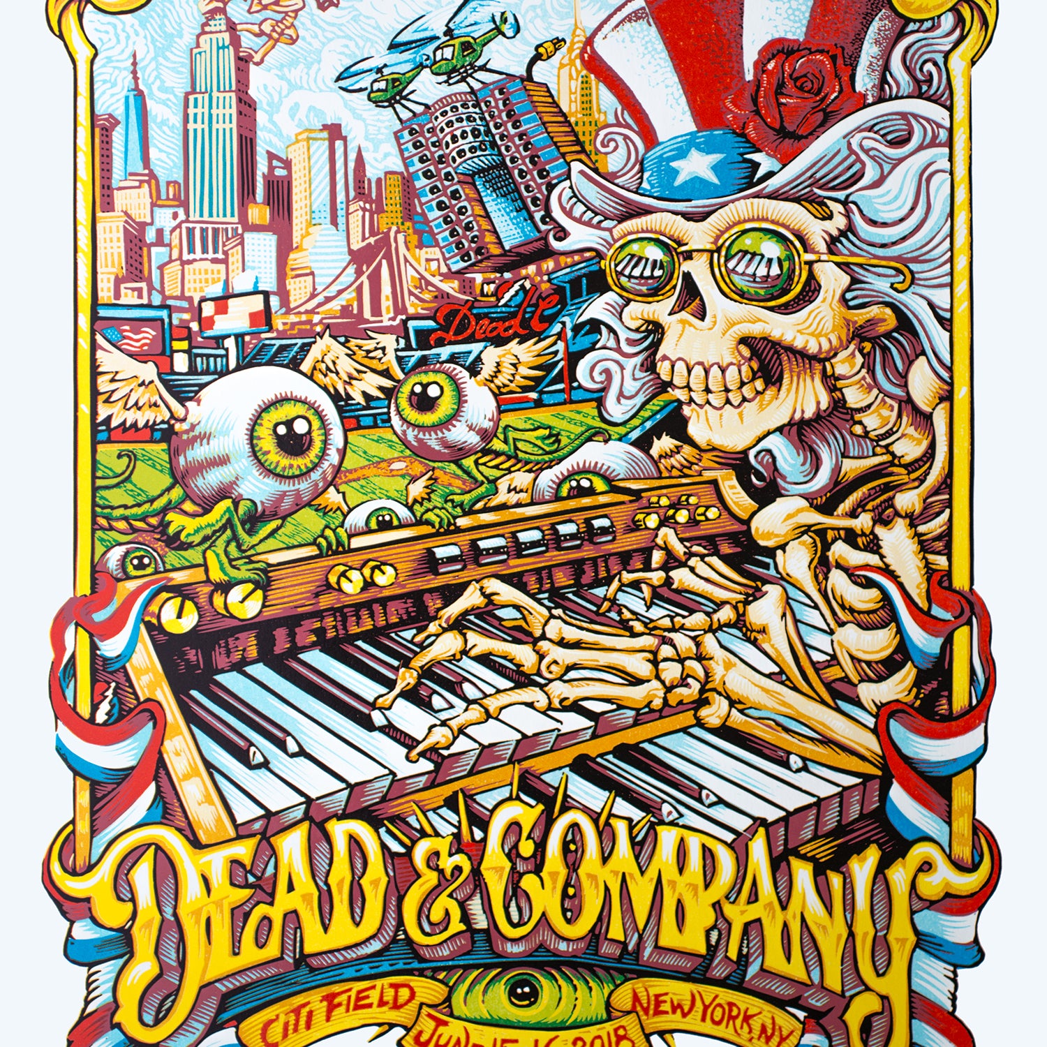AJ Masthay "US Blues - Dead & Co. - Citi Field" AE
