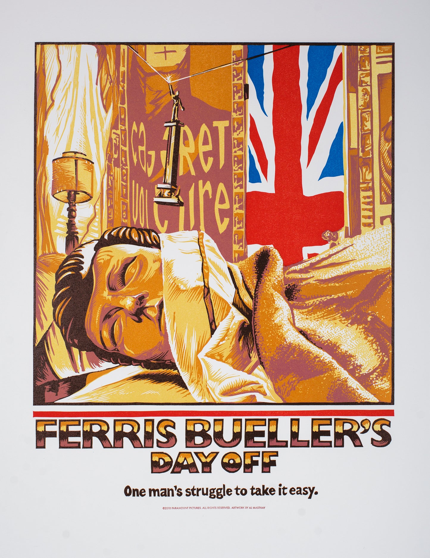 AJ Masthay "Ferris Bueller's Day Off" Lettra