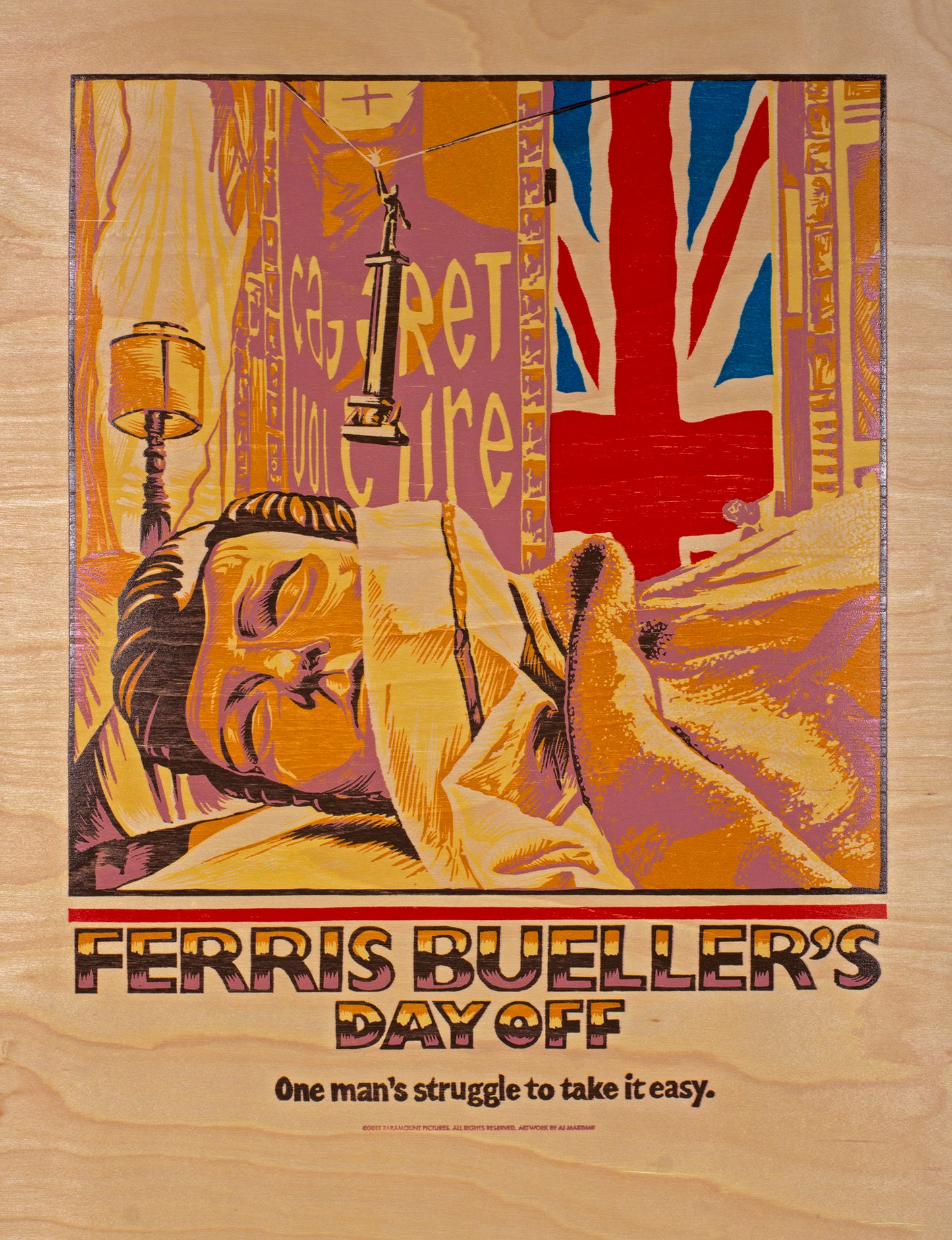 AJ Masthay "Ferris Bueller's Day Off" Birch Veneer
