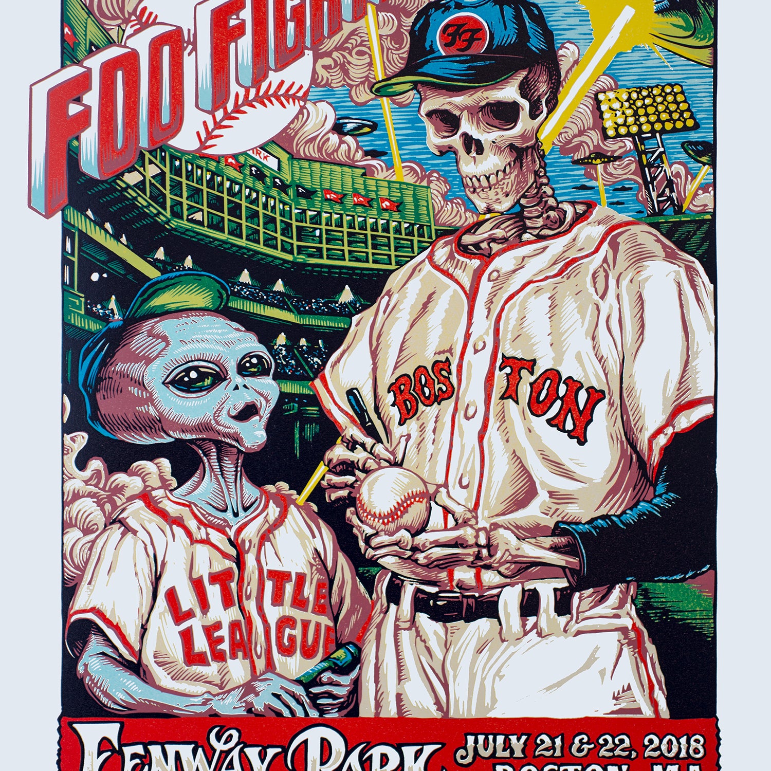 AJ Masthay "Foo Fighters - Fenway" Stonehenge