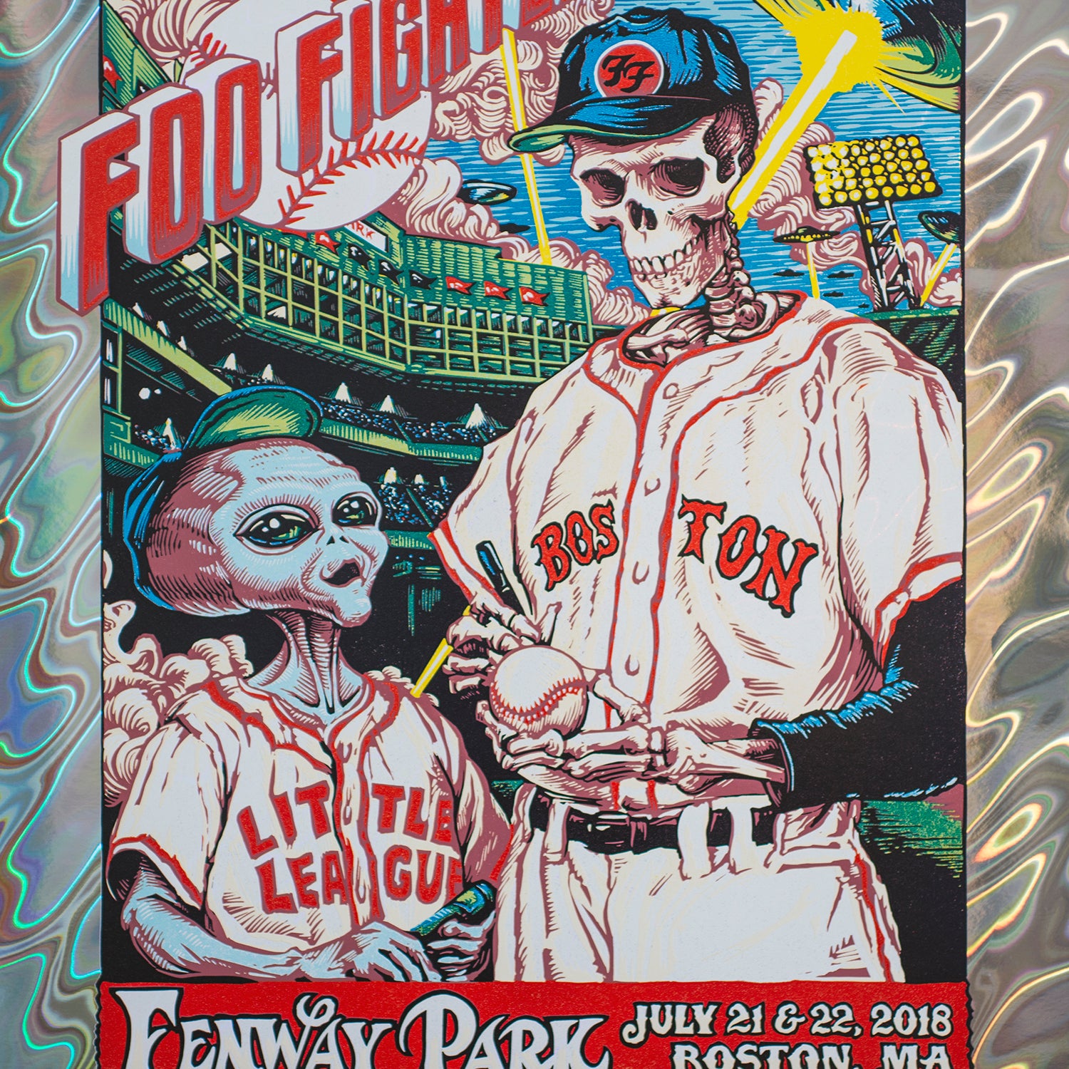 AJ Masthay "Foo Fighters - Fenway" Lava Foil