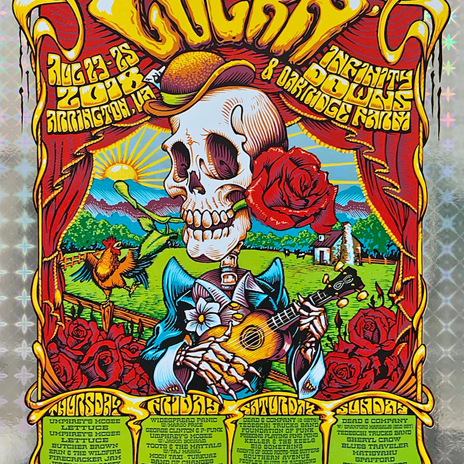 AJ Masthay "LOCKN' - Arlington" Galaxy Foil