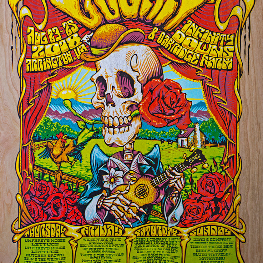 AJ Masthay "LOCKN' - Arlington" Cherry Veneer