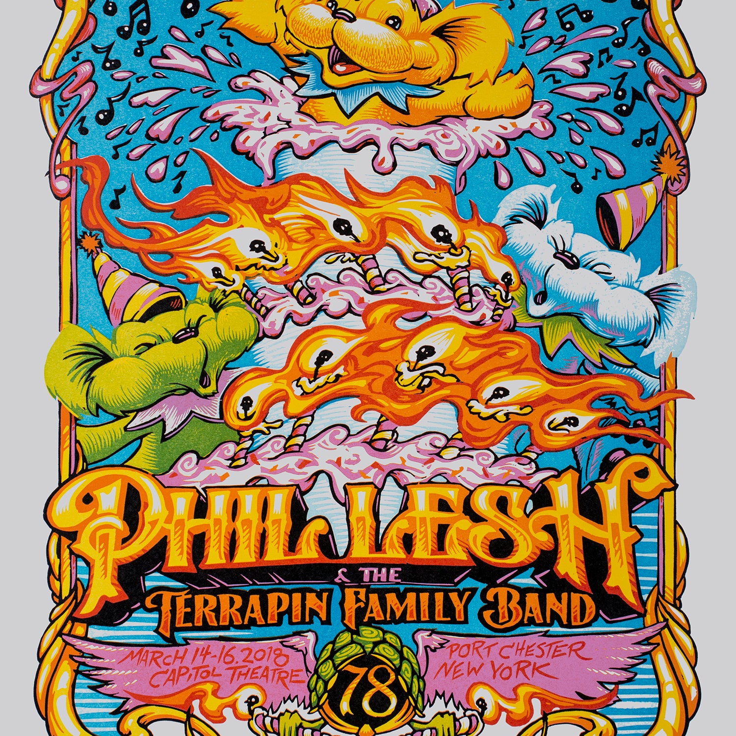 AJ Masthay "Phil Lesh 78th Birthday" Lettra
