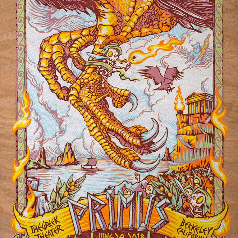 AJ Masthay "Primus - The Greek Theater" Cherry Wood Veneer