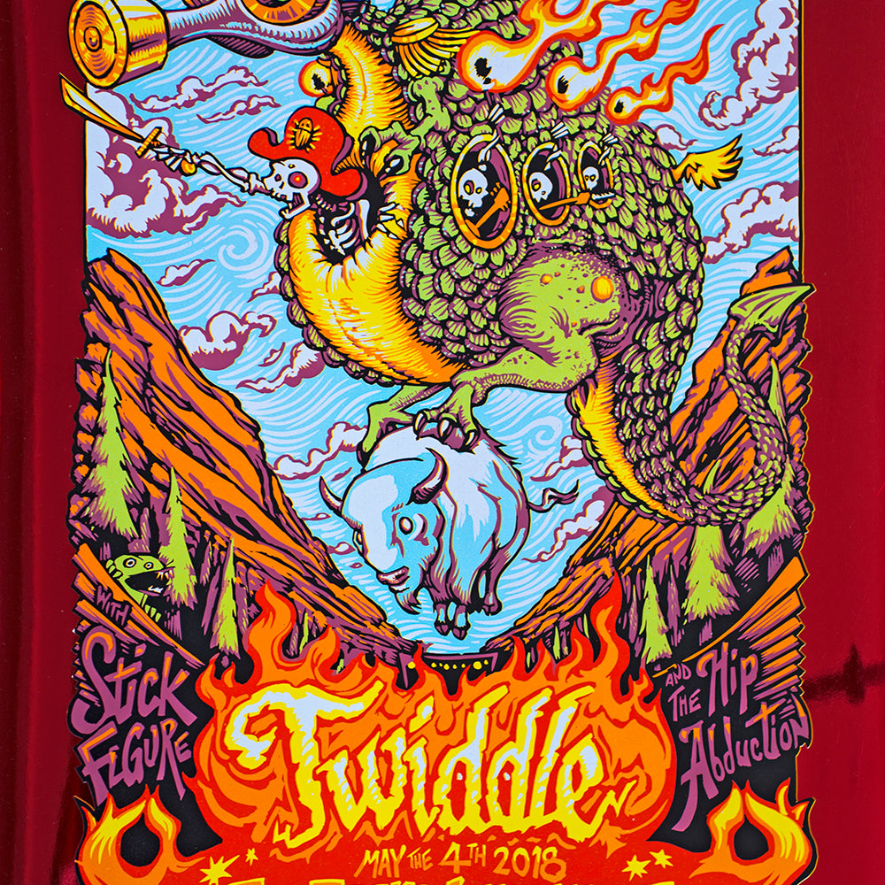 AJ Masthay "Twiddle - Red Rocks" Red Foil