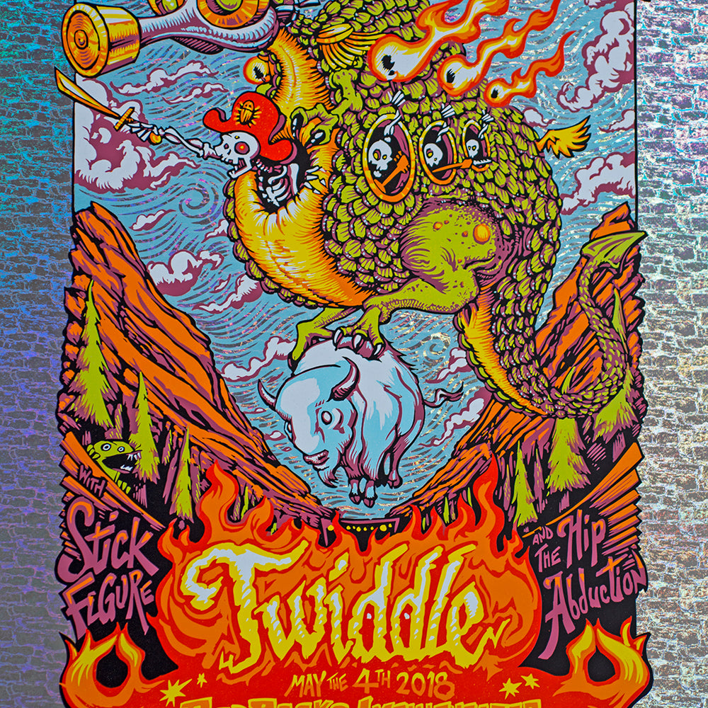 AJ Masthay "Twiddle - Red Rocks" Stone Foil