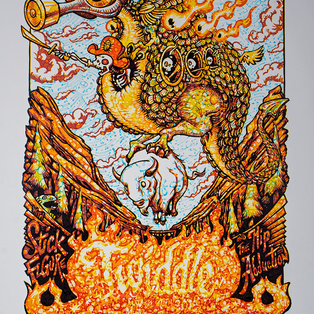 AJ Masthay "Twiddle - Red Rocks" Watercolor