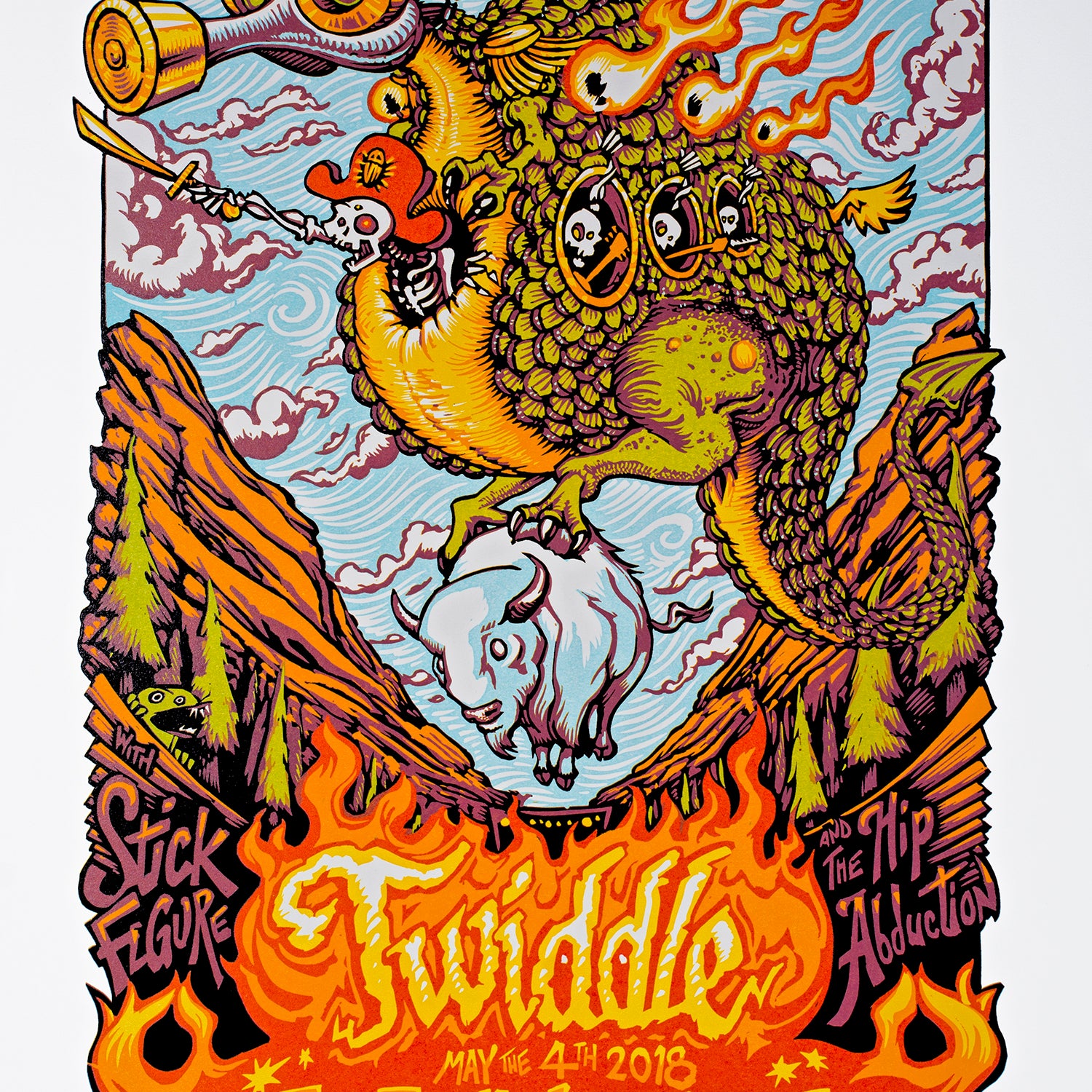 AJ Masthay "Twiddle - Red Rocks" Lettra