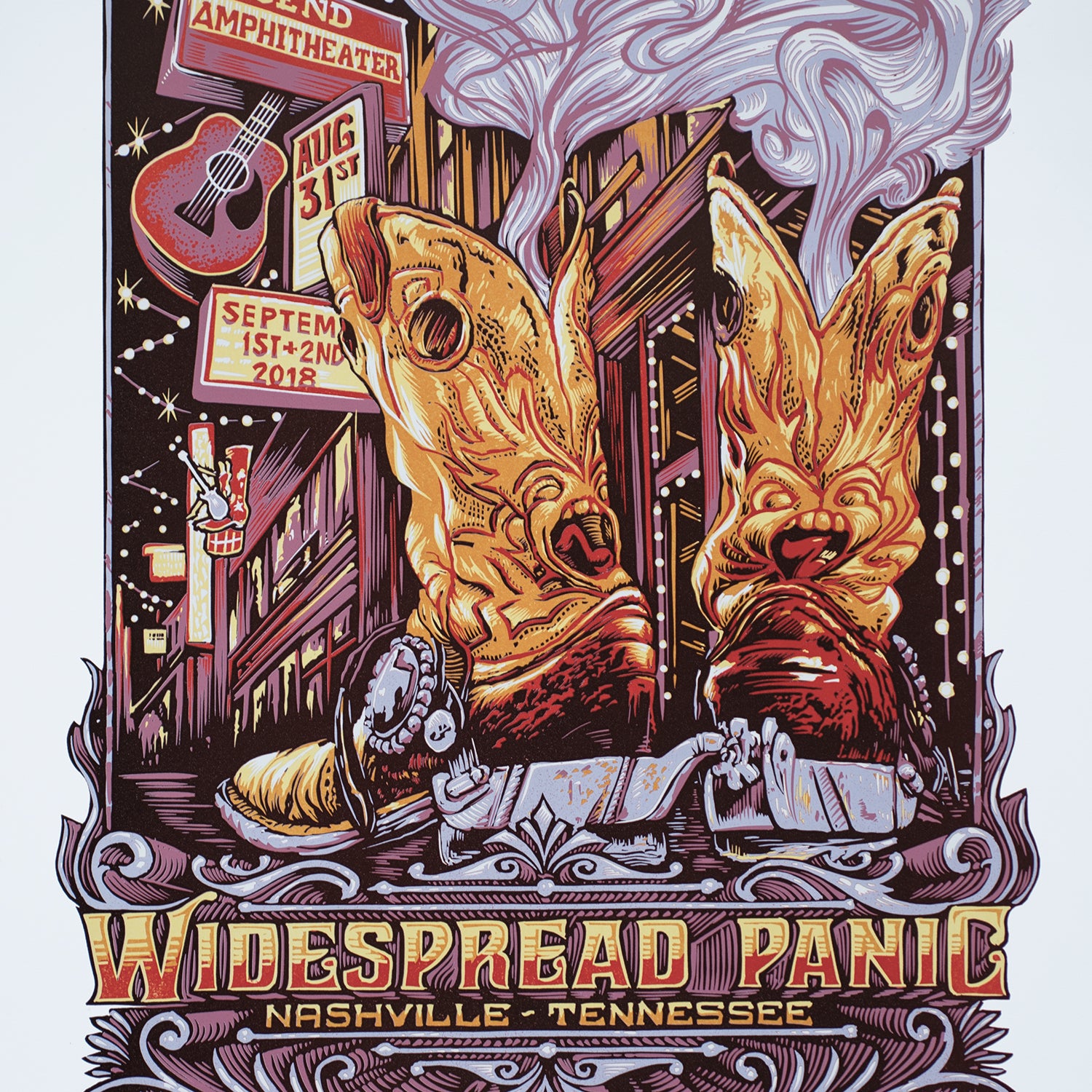 AJ Masthay "Widespread Panic - Nashville" Stonehenge