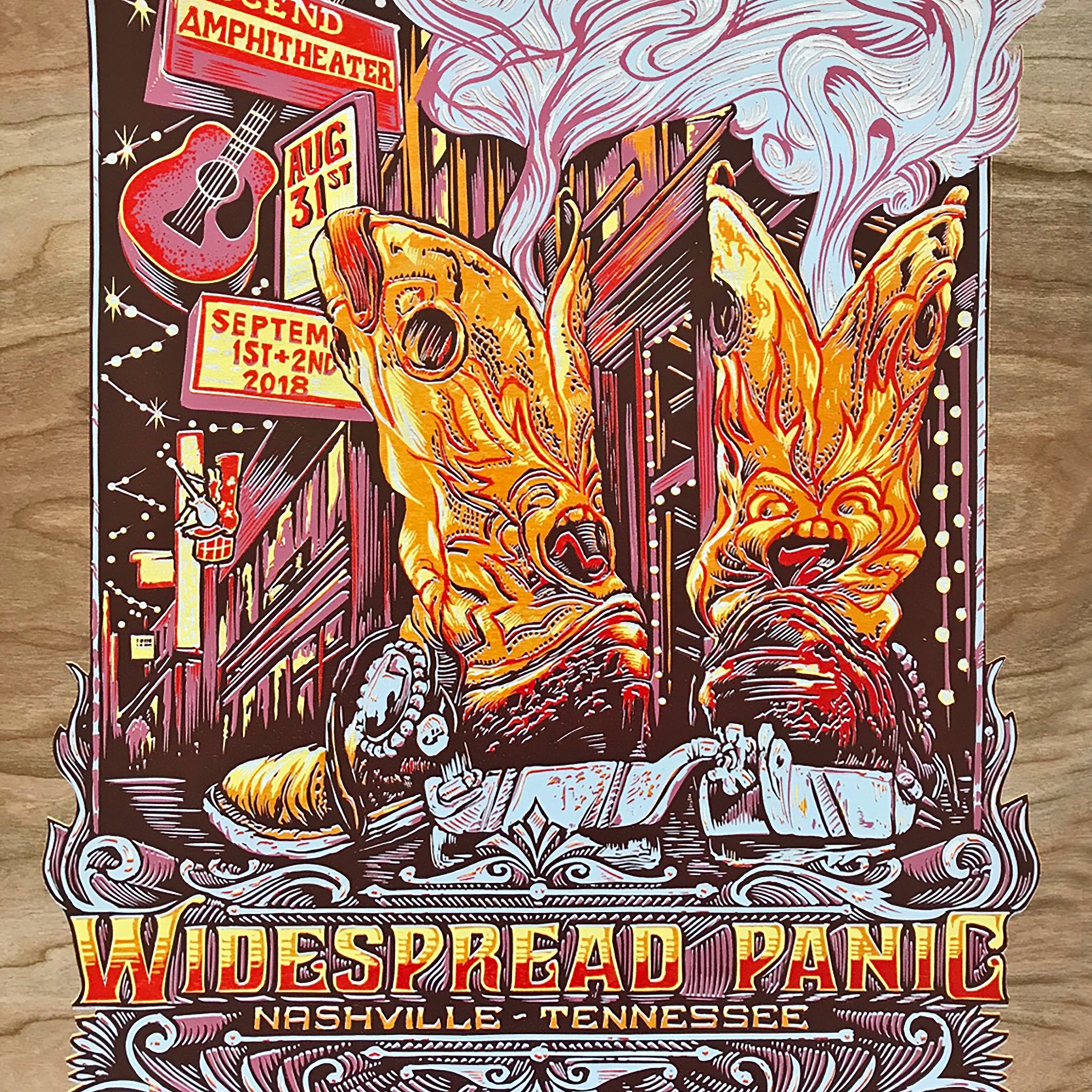 AJ Masthay "Widespread Panic - Nashville" Cherry Veneer