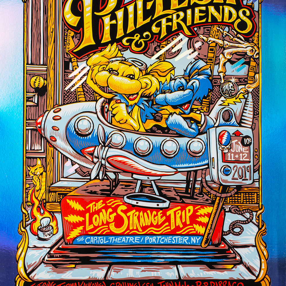 AJ Masthay "Phil Lesh & Friends ft. Jorma Kaukonen" Rainbow Foil