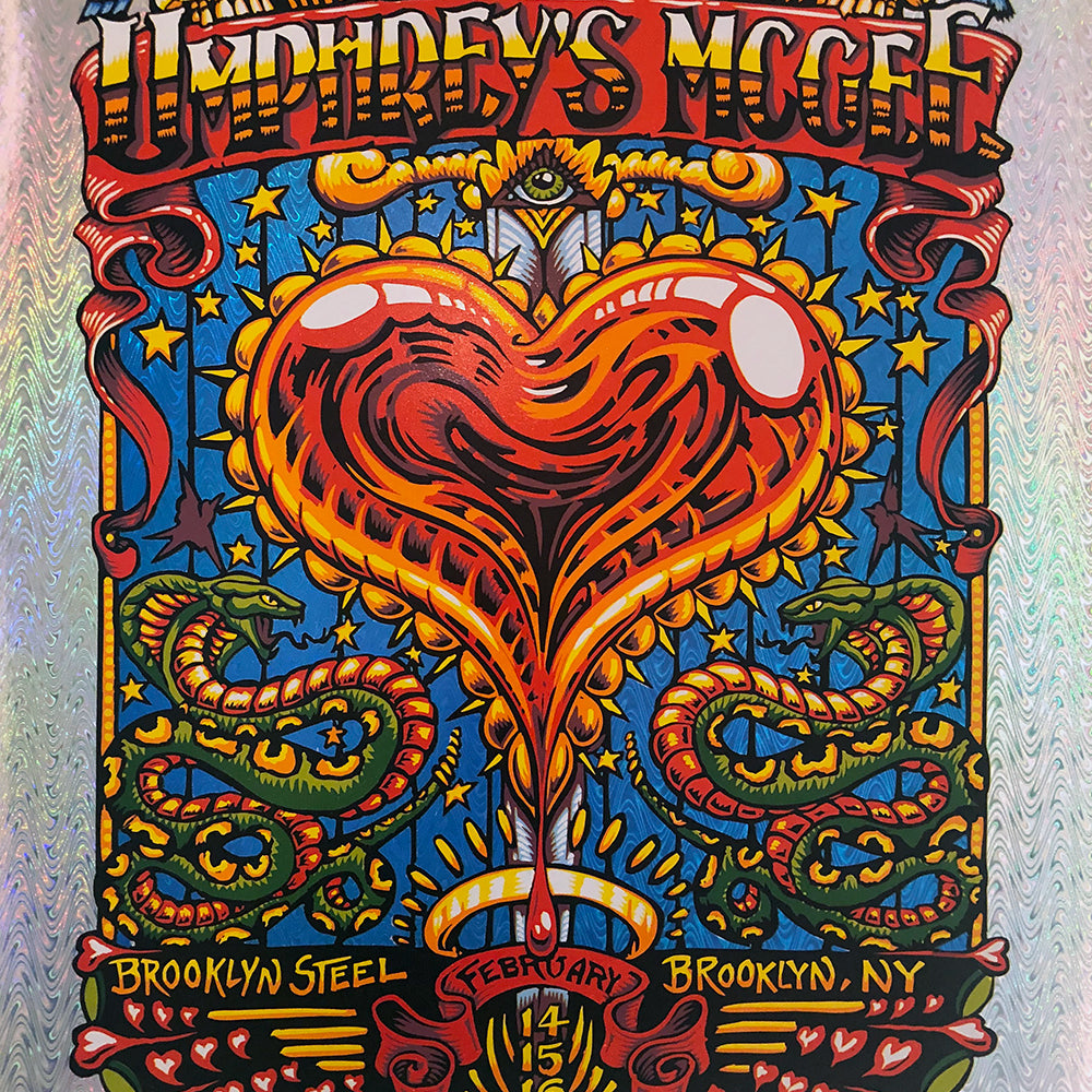 AJ Masthay "Umphrey's McGee - Brooklyn Steel" Swirl-O-Rama Foil