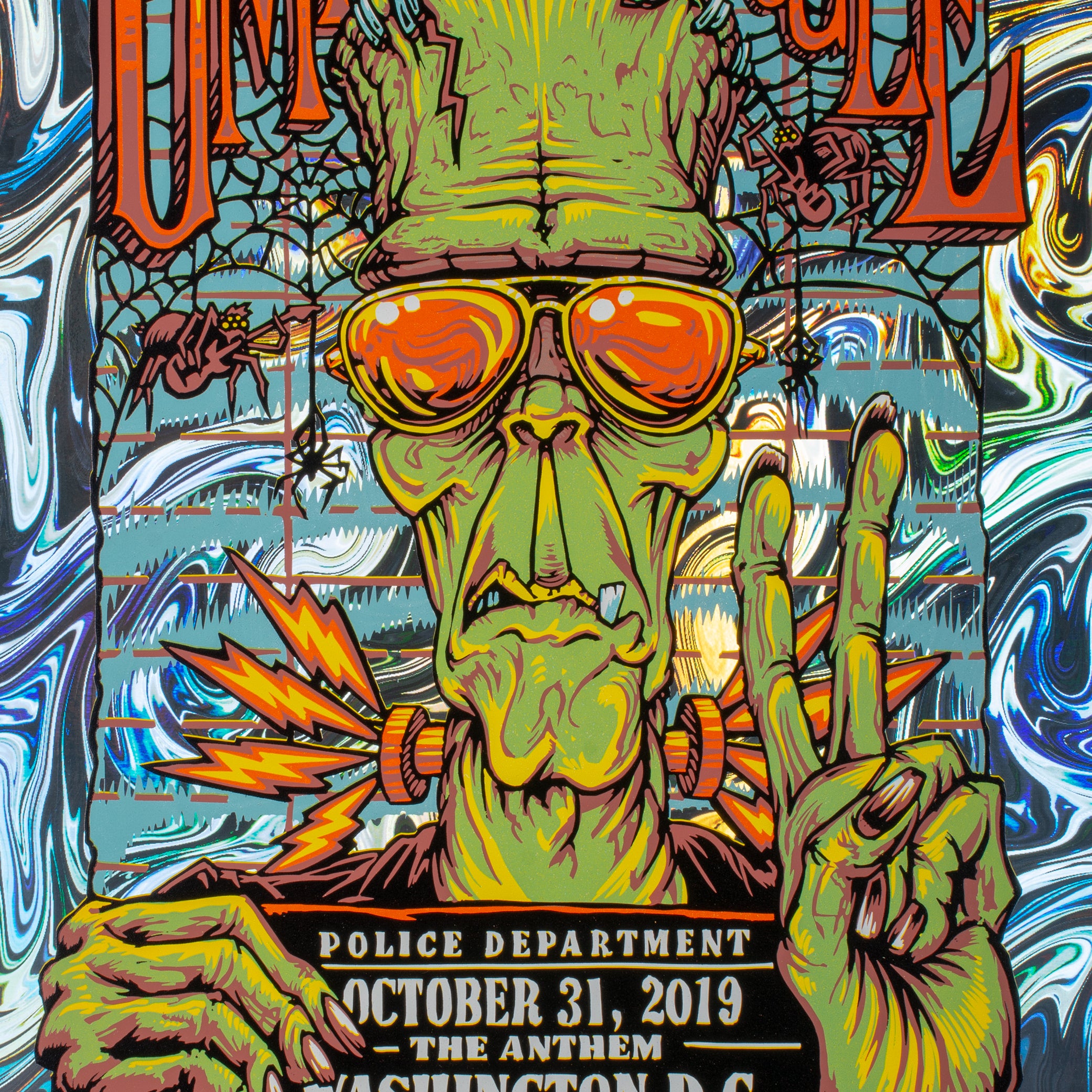 AJ Masthay "Umphrey's McGee - Halloween" Swirl Holo Foil