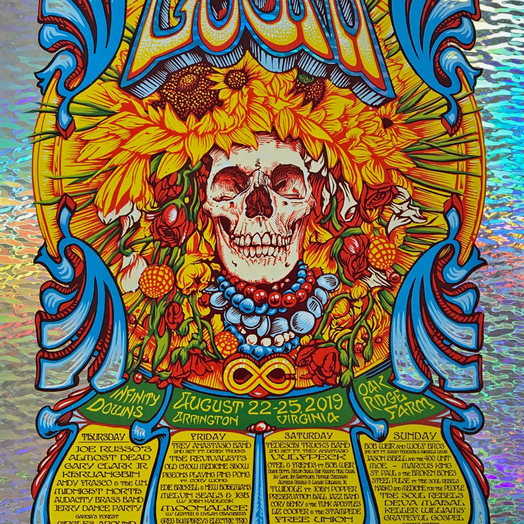 AJ Masthay "Lockn' Festival" Magma Foil Variant