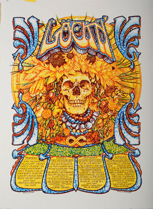 AJ Masthay "Lockn' Festival" Watercolor Variant