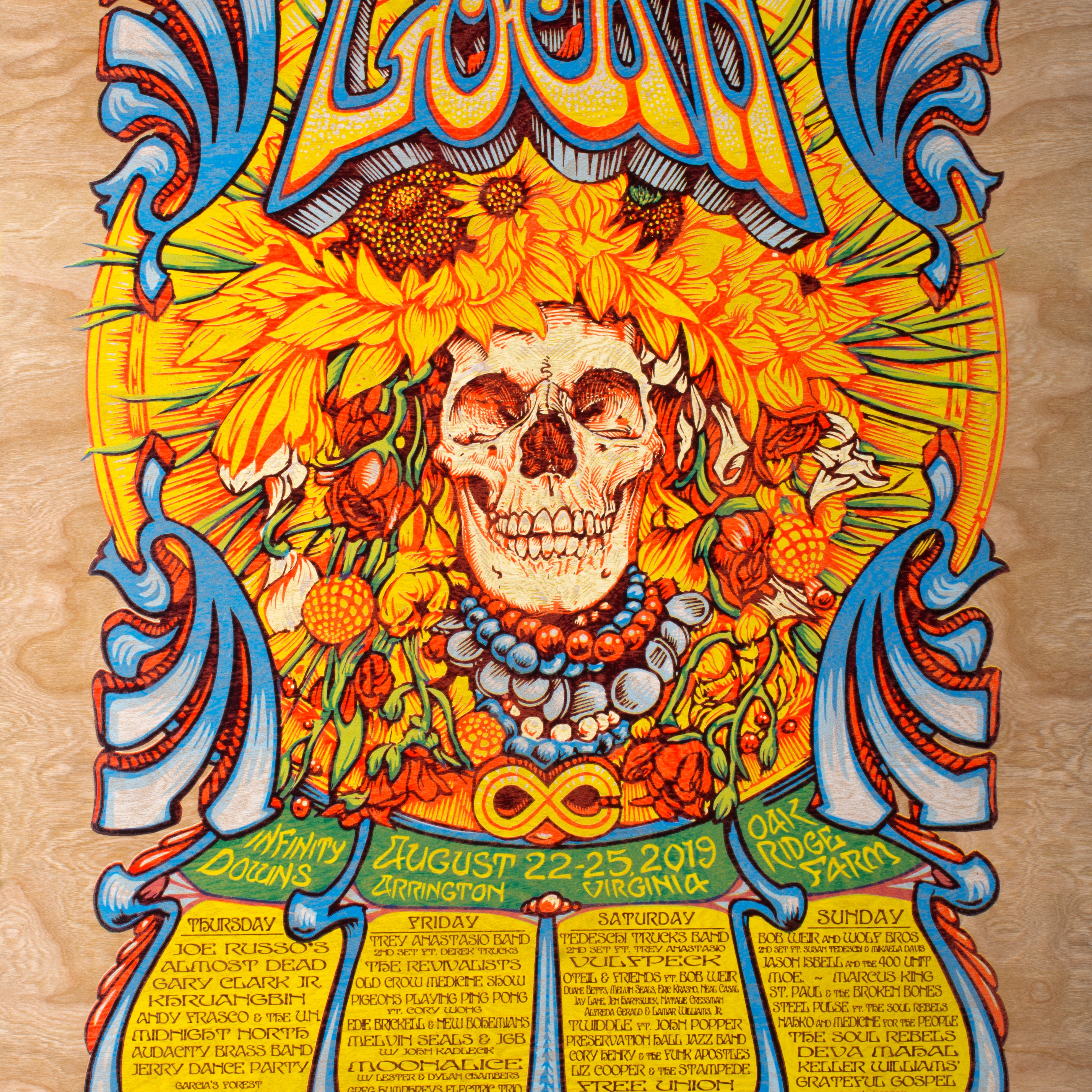 AJ Masthay "Lockn' Festival" Cherry Veneer Variant